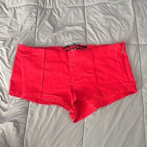 Urban Outfitters Bright Red Short Shorts
